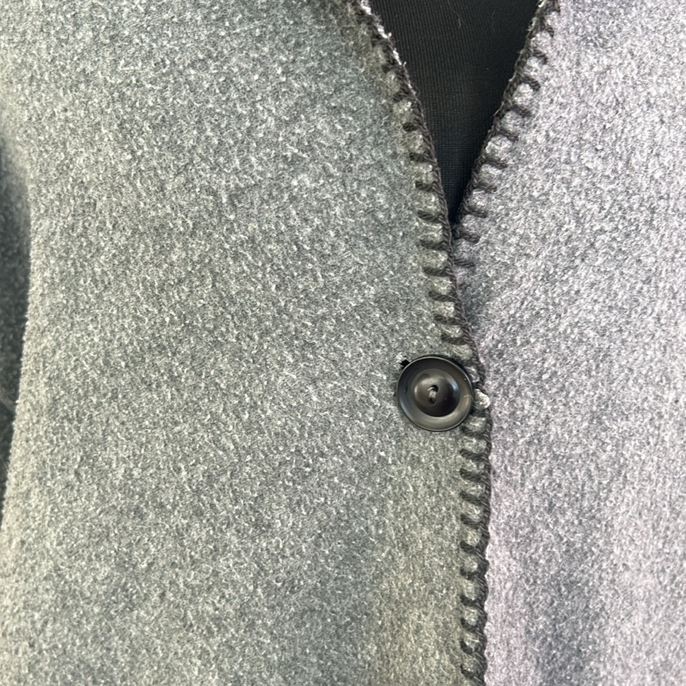 Vintage Fleece Sweater With Hood - Picture 3 of 13